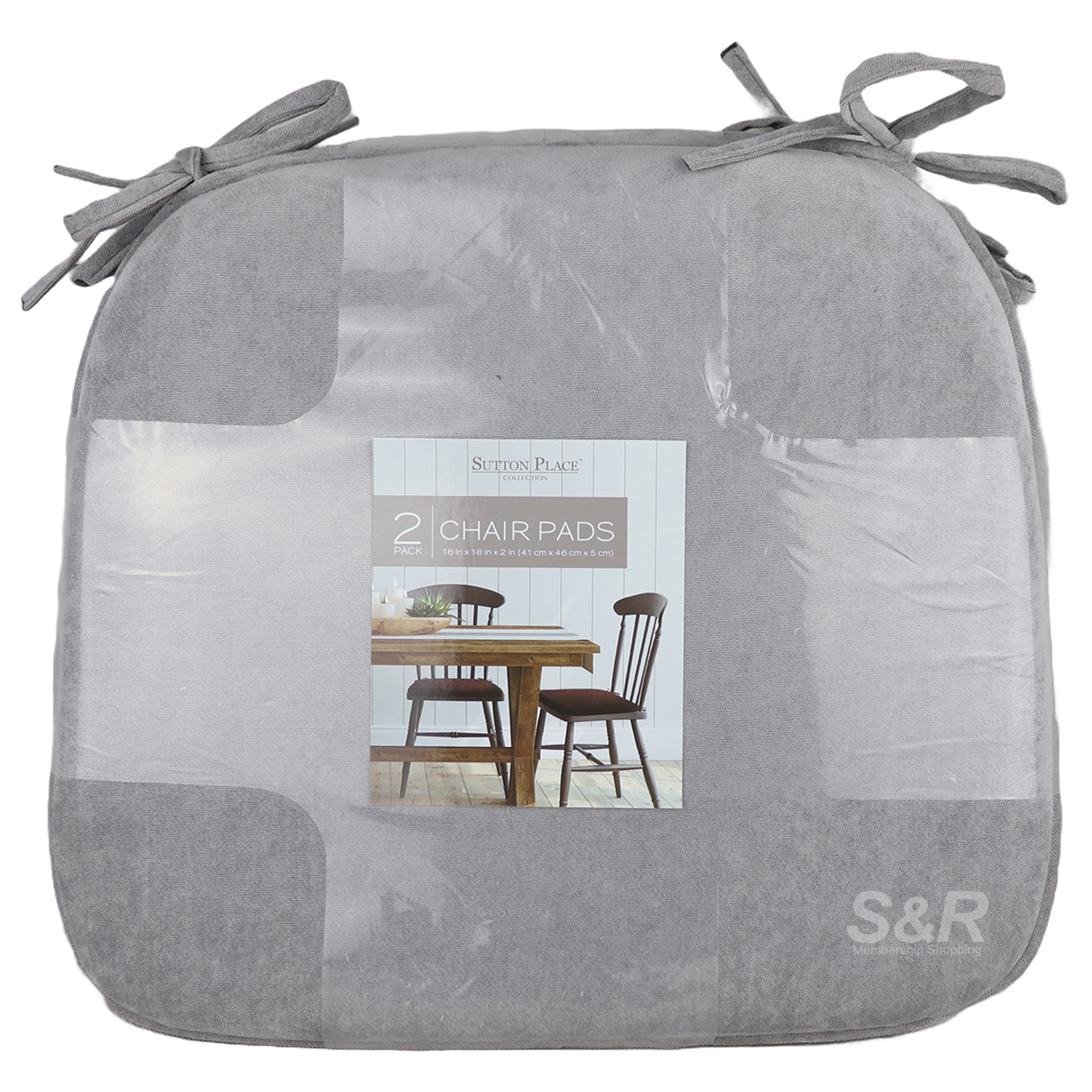 Sutton Place Collection Chair Pads 16x18x2in 2pack